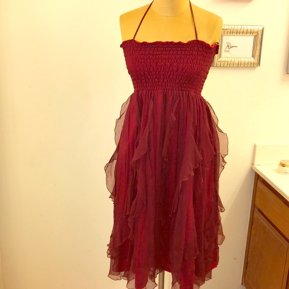💥WYETH by Todd Magill ruffle Formal Dress 👗 prom